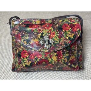 Patricia Nash Salina Crossbody Bag Golden Rustic Forest